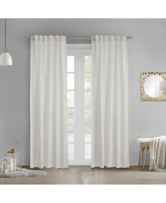 Commonwealth Danbury Dual Header Curtain Panel - 52x84", Off-white