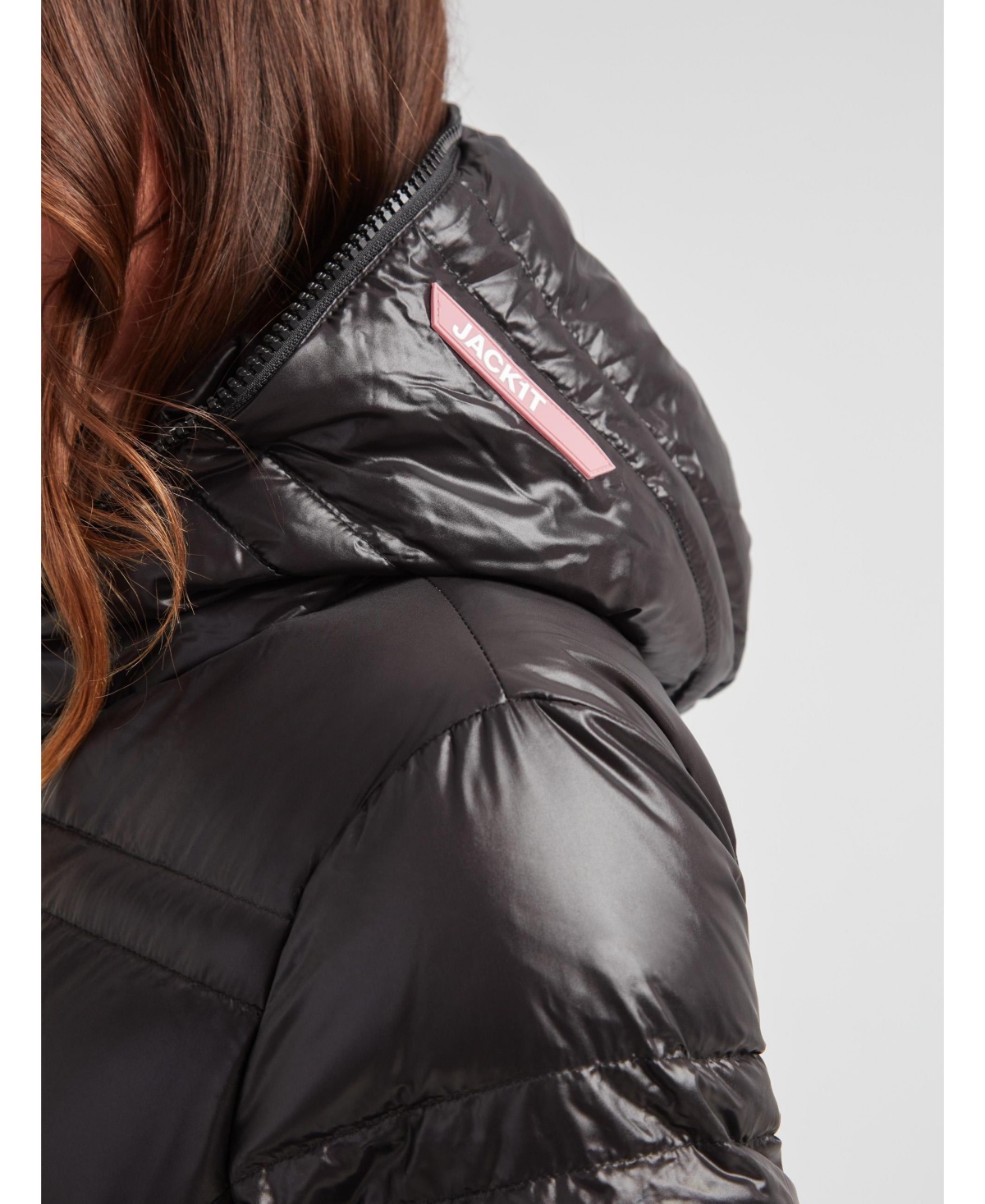 JACK1T Women's R4D Tramline Racer Hooded Puffer Jacket