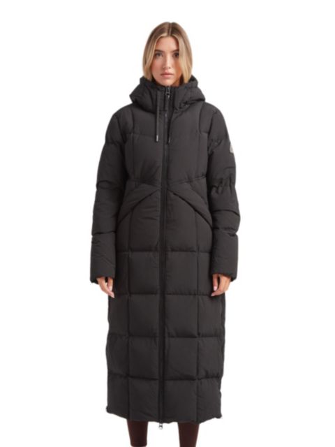 Женское пальто JACK1T Black Star Extra Long Down Coat, цвет: Чёрный