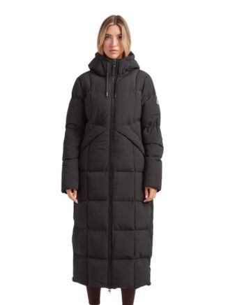 JACK1T Women's Black Star Extra Long Down Coat - Macy's