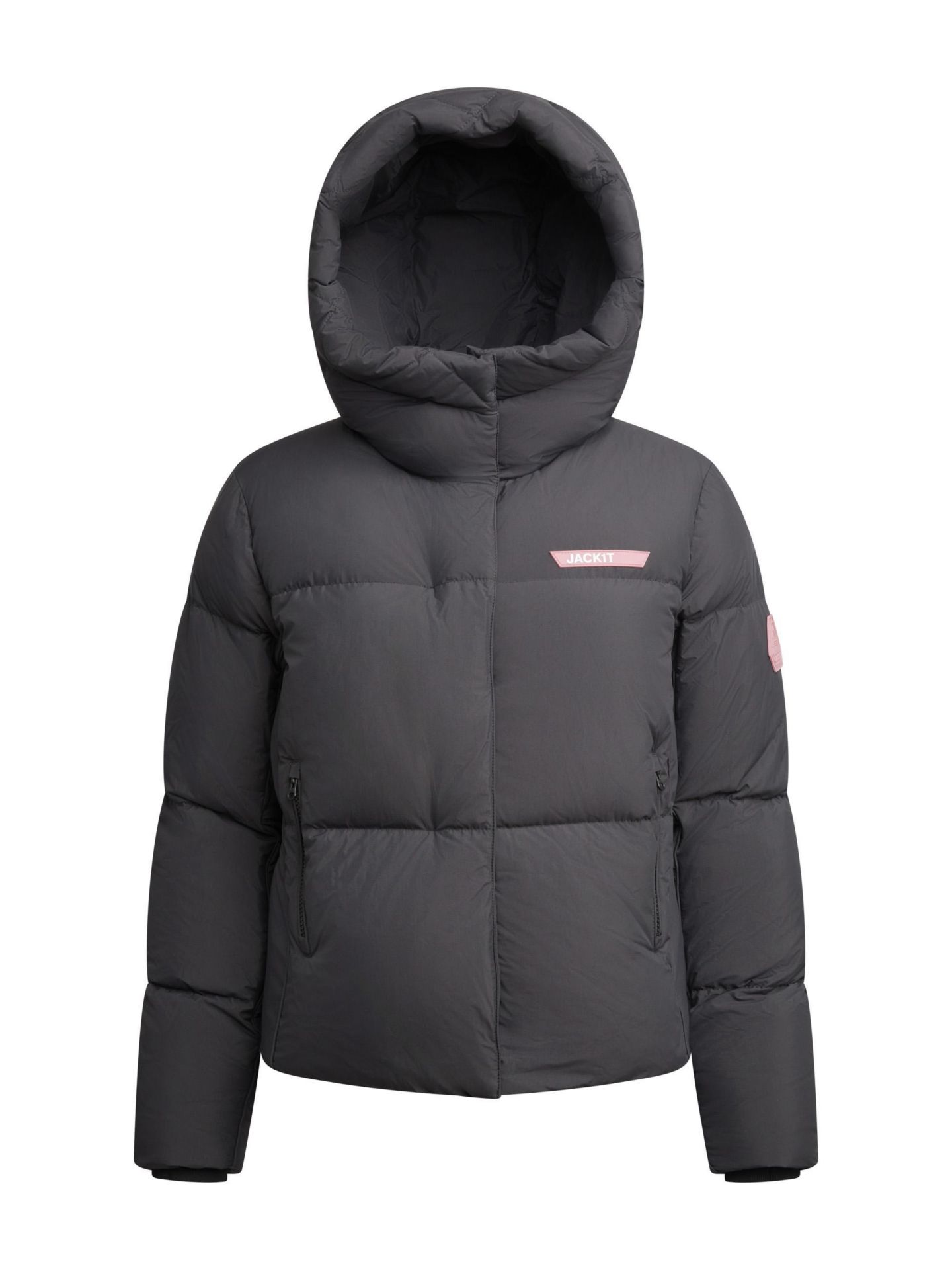 Женская куртка JACK1T Star Shower Long Sleeve Puffer, цвет: Чёрный — фото 2