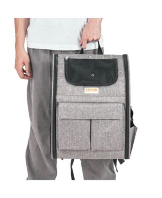 Rolling Pet Carrier Backpack with Removable Wheels for Under 18LBS Dog and Cat Travel Carrier Airline Approved for Small Dogs and Medium Cats