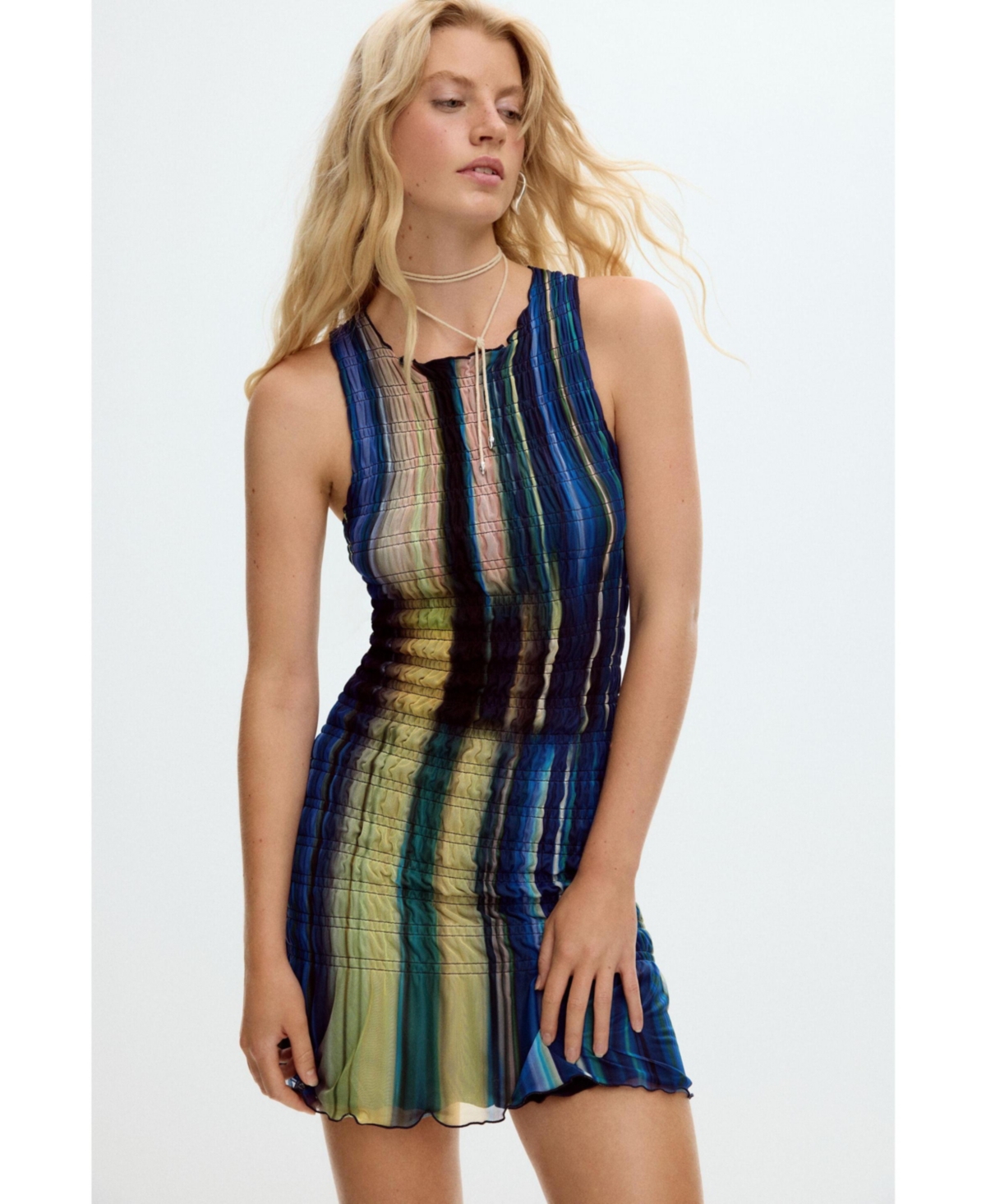 Desigual Women's Square Neck Knit Dress