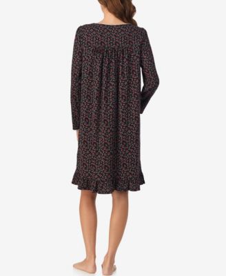 Women's Long Sleeve Short Nightgown