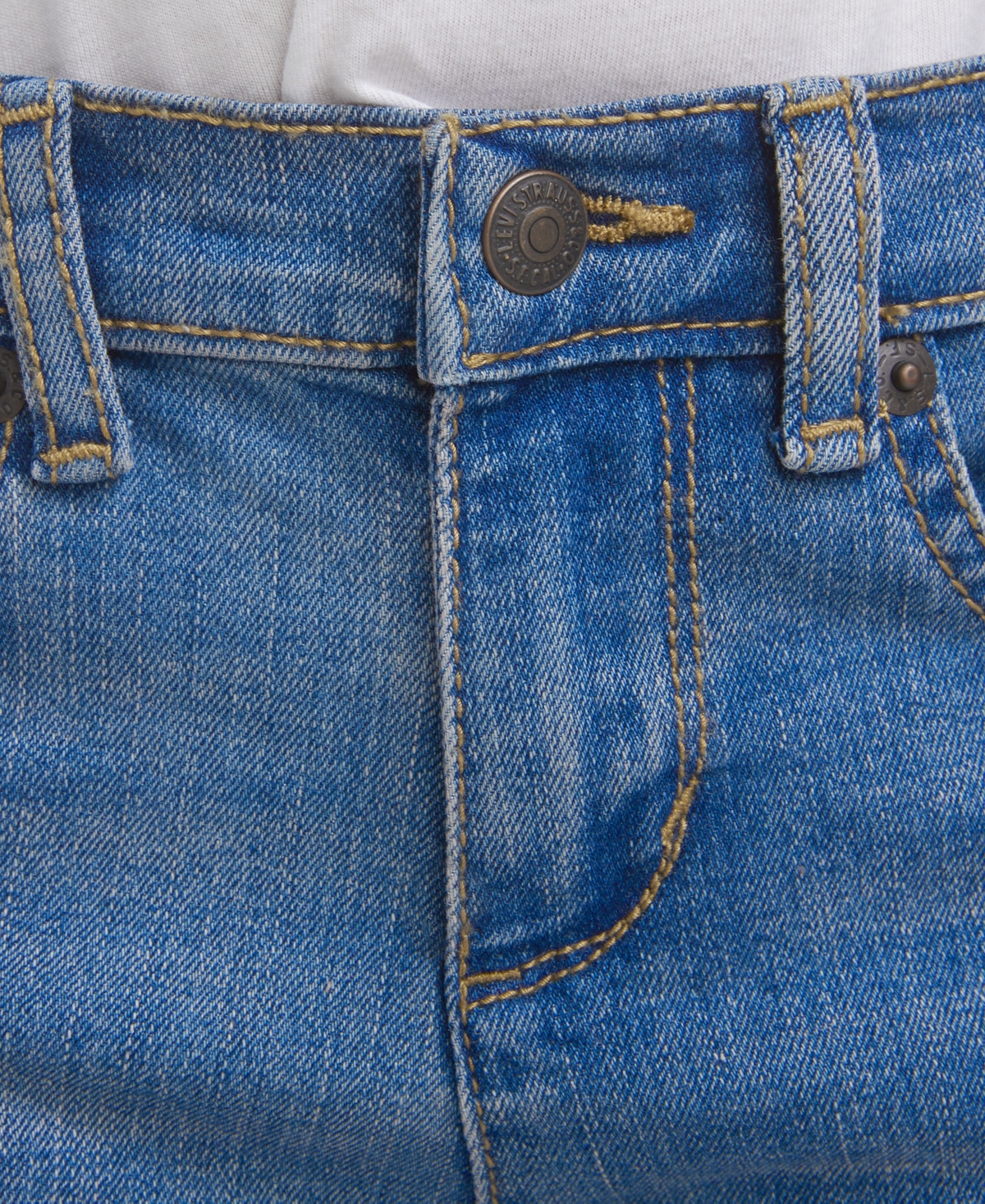 Levi's Girls 4t-6x Classic Bootcut Jeans In White