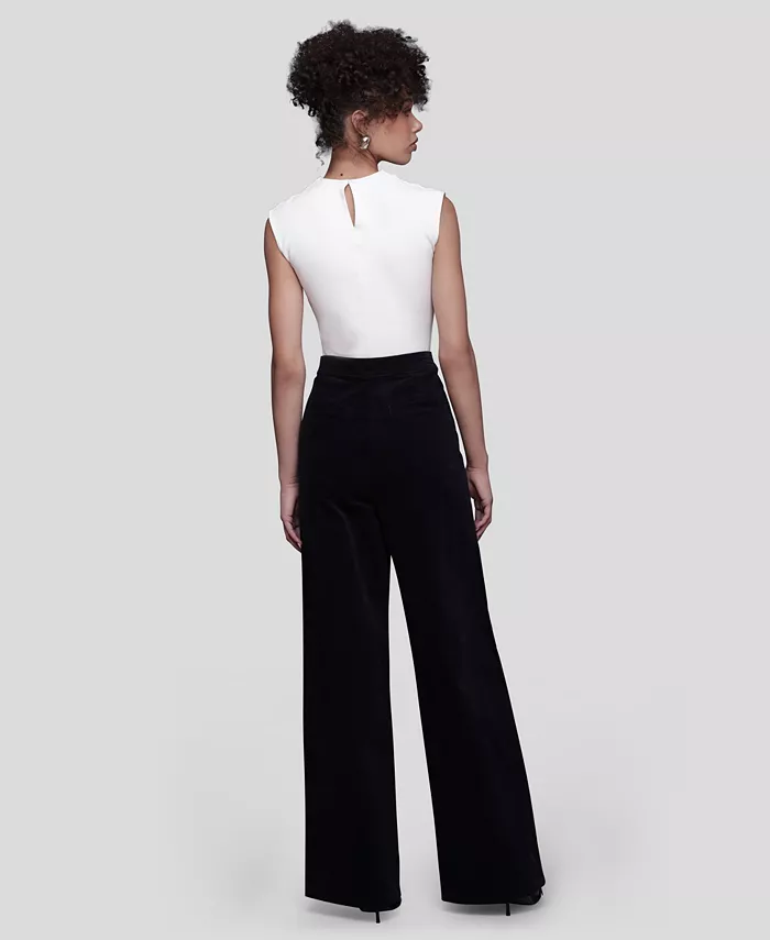 Women's Double-Zipper Wide-Leg Pants - thumbnail 9