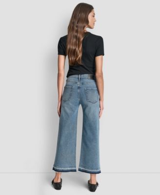 Women's Mid-Rise Wide Leg Jeans