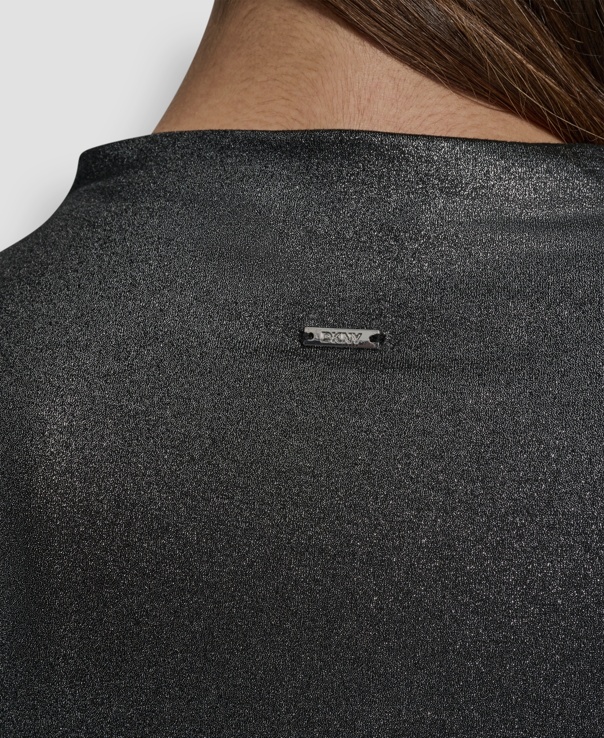 Dkny Jeans Women's Ruched Detail Long-Sleeve Top