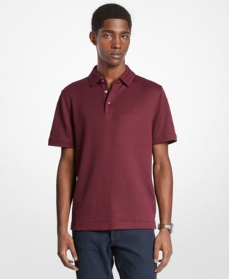 Men's Textured Polo Shirt