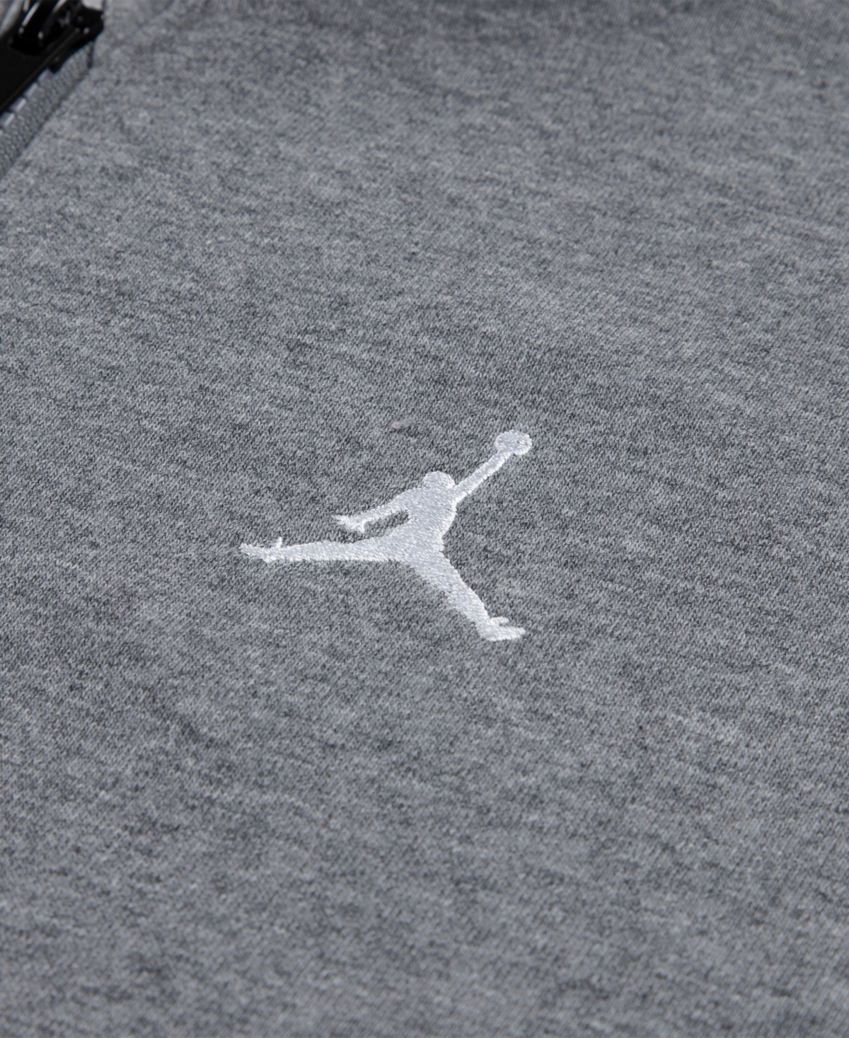 Jordan Big Boys Mj Brooklyn Full-zip Hoodie In Gray
