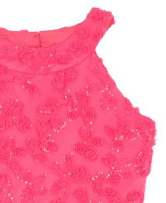 Girls 7-16 Bow Soutache Halter Bodice Dress