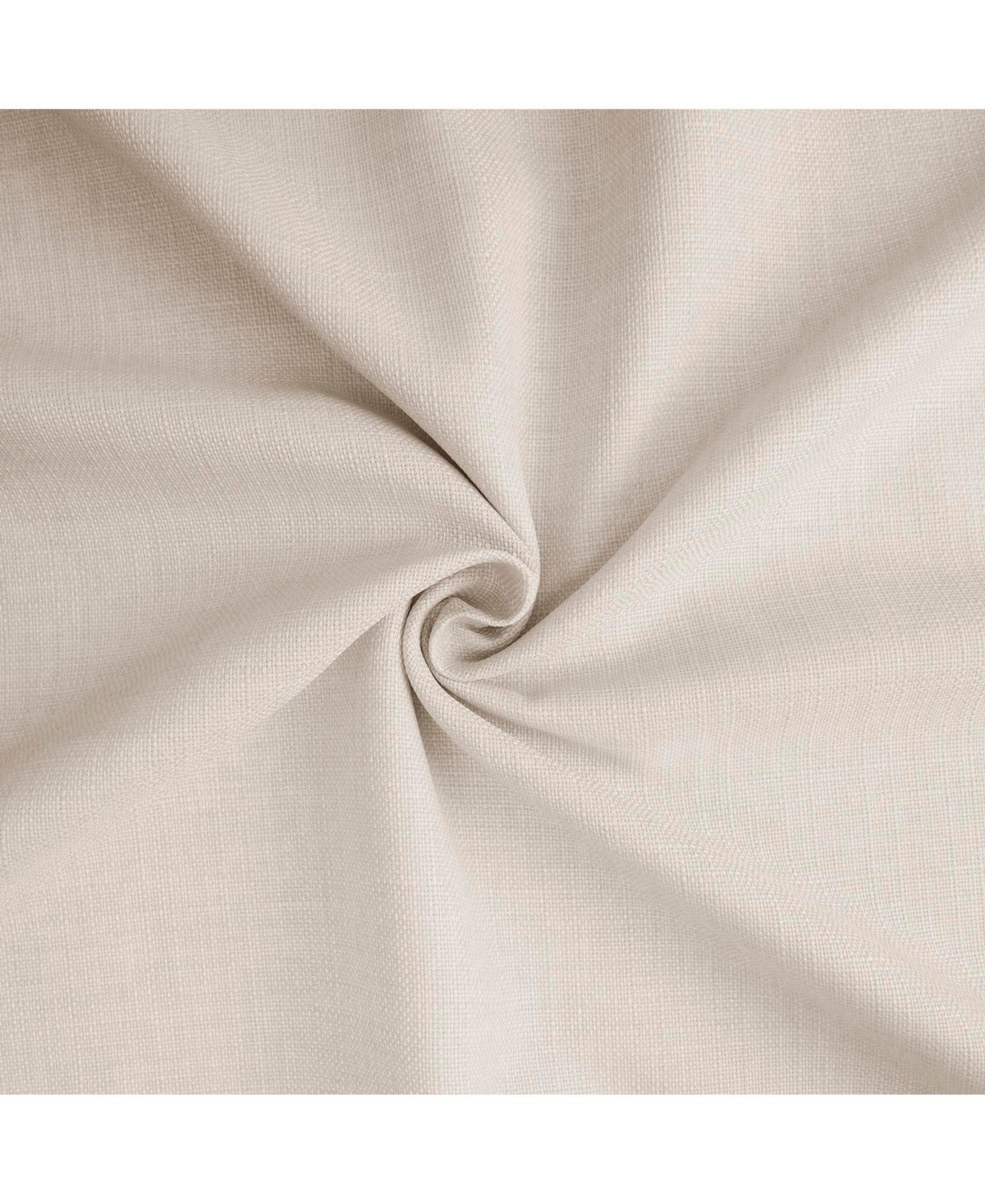 Half Price Drapes Parchment Cream Italian Faux Linen Room Darkening Curtain