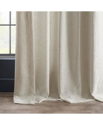 Heavy Faux Linen Curtain