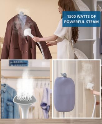 Complete Garment Steamer with Smart Auto Off Pivoting Ironing Board and 6 Steam Settings