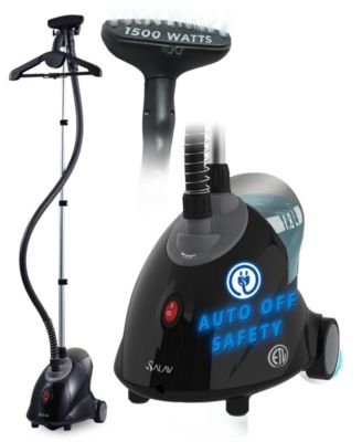 Smart Auto Off Upright Garment Steamer with Wheels and Descaler Maintenance Packet