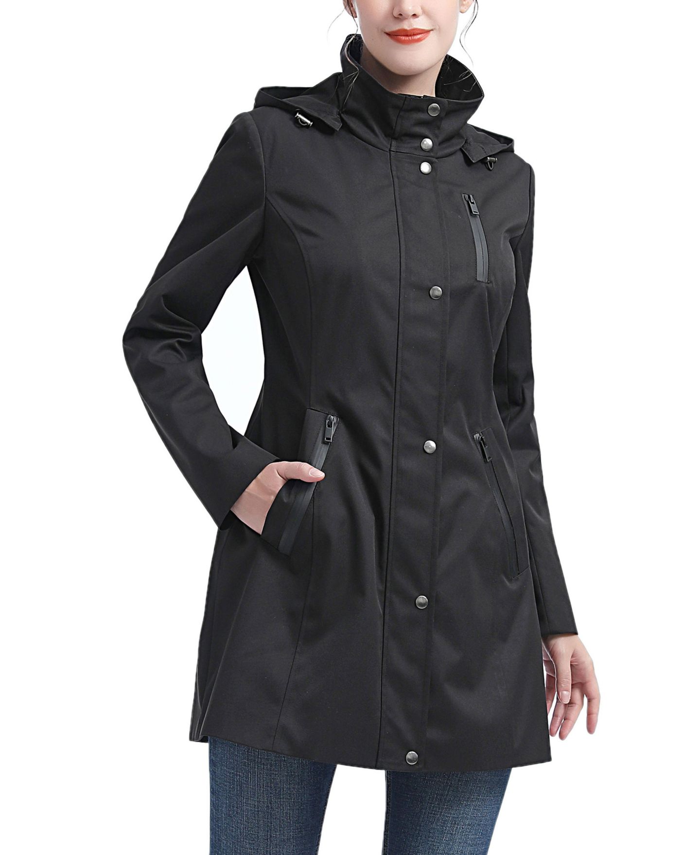 Женская куртка kimi + kai Hooded Anorak, цвет: Чёрный — фото 3