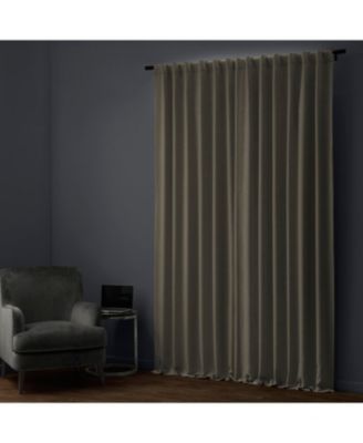 Faux Linen Hotel Blackout Curtain