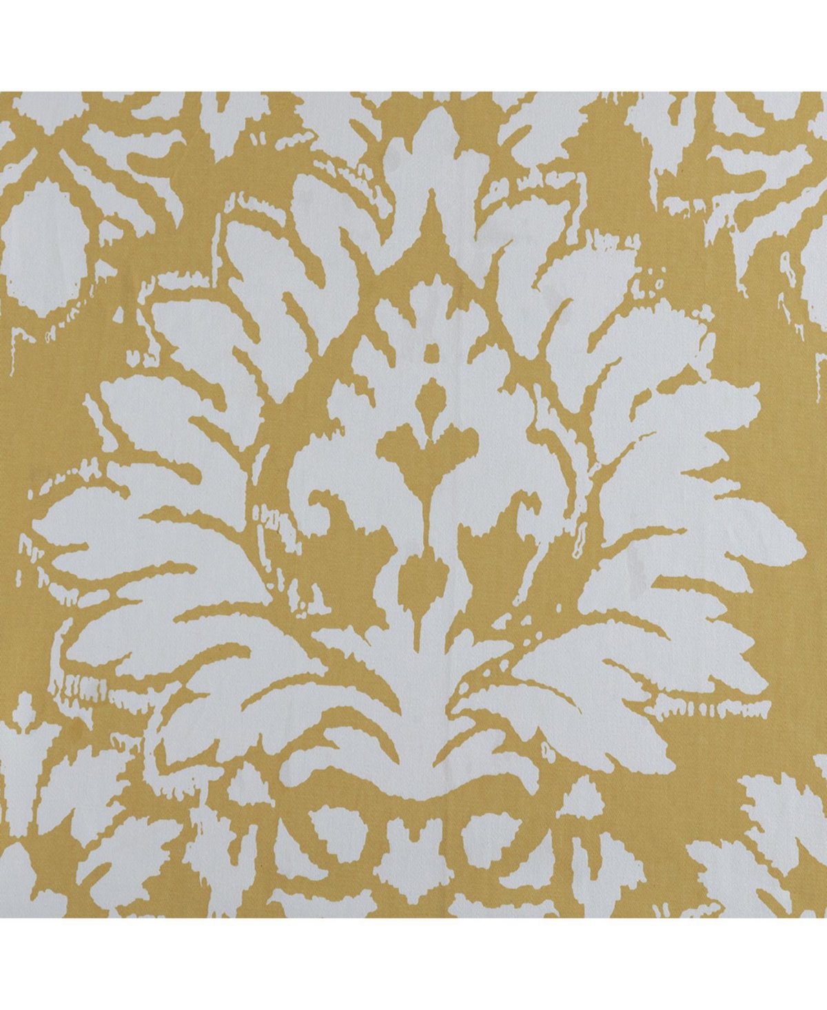 Half Price Drapes Lacuna Sun Floral Printed Cotton Room Darkening Curtain