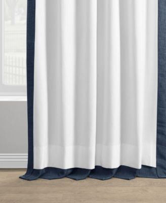 Italian Faux Linen Room Darkening Curtain