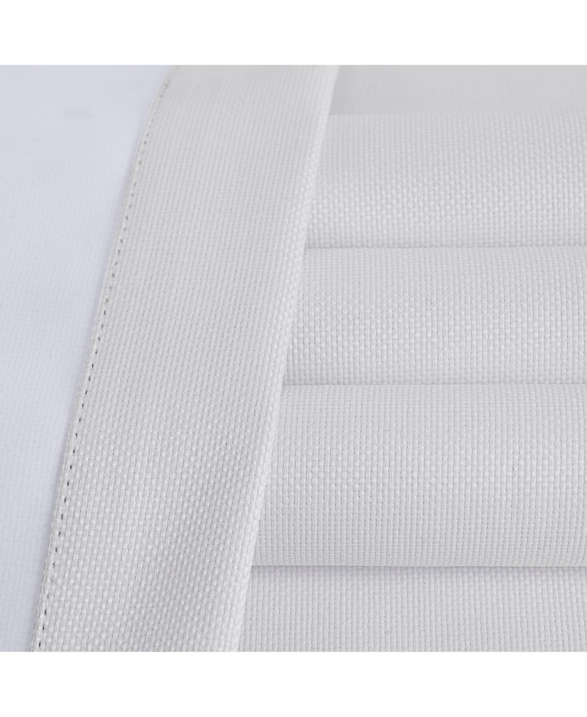 Half Price Drapes White Grommet Performance Linen Hotel Blackout Curtain