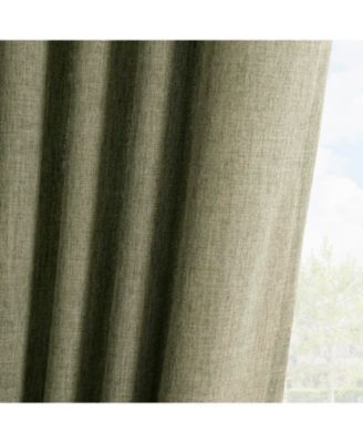 Simply Faux Linen Light Filtering Curtain Pair (2 Panels)