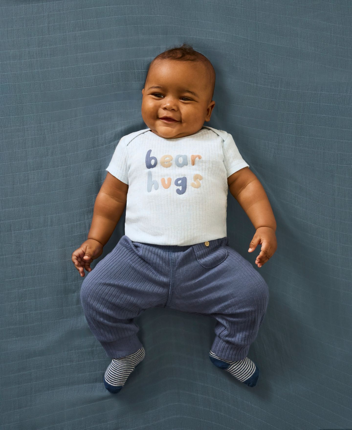 Брюки Huggies Pull-On Pants, 2-Pack Set для мальчиков-малышей, цвет: Индиго / Бежевый — фото 5