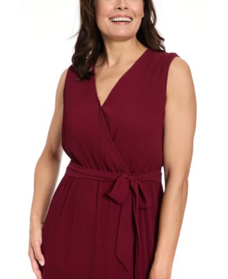 Women's Pleated Midi Dress