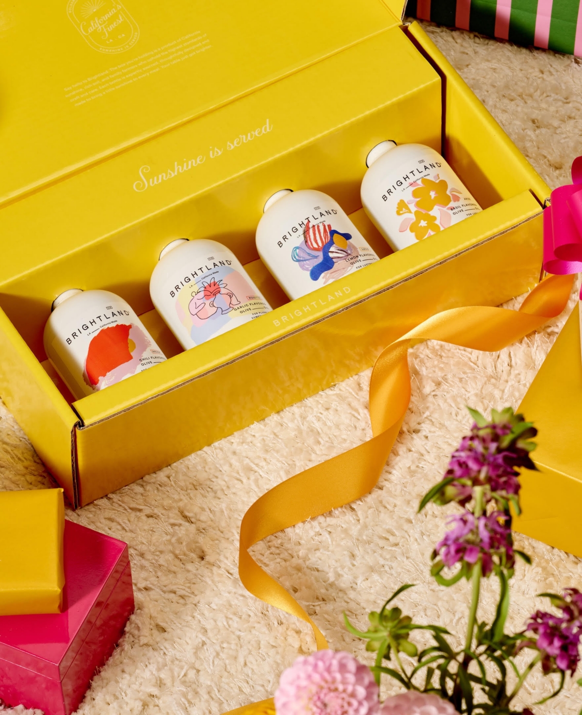 Brightland Artist Series Flavored Olive Oil Gift Set