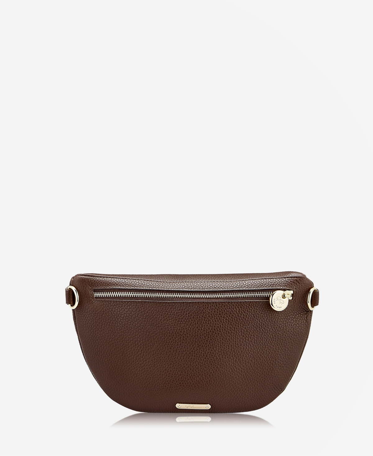 Gigi New York Beck Mini Crossbody Sling Bag In Brown