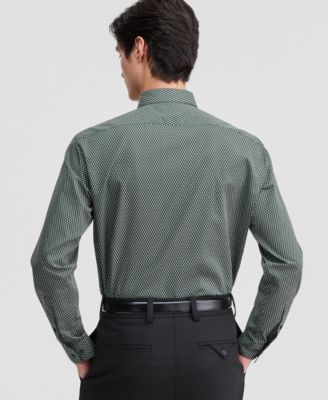 Men's Modern-Fit Solid Poplin Dress Shirt