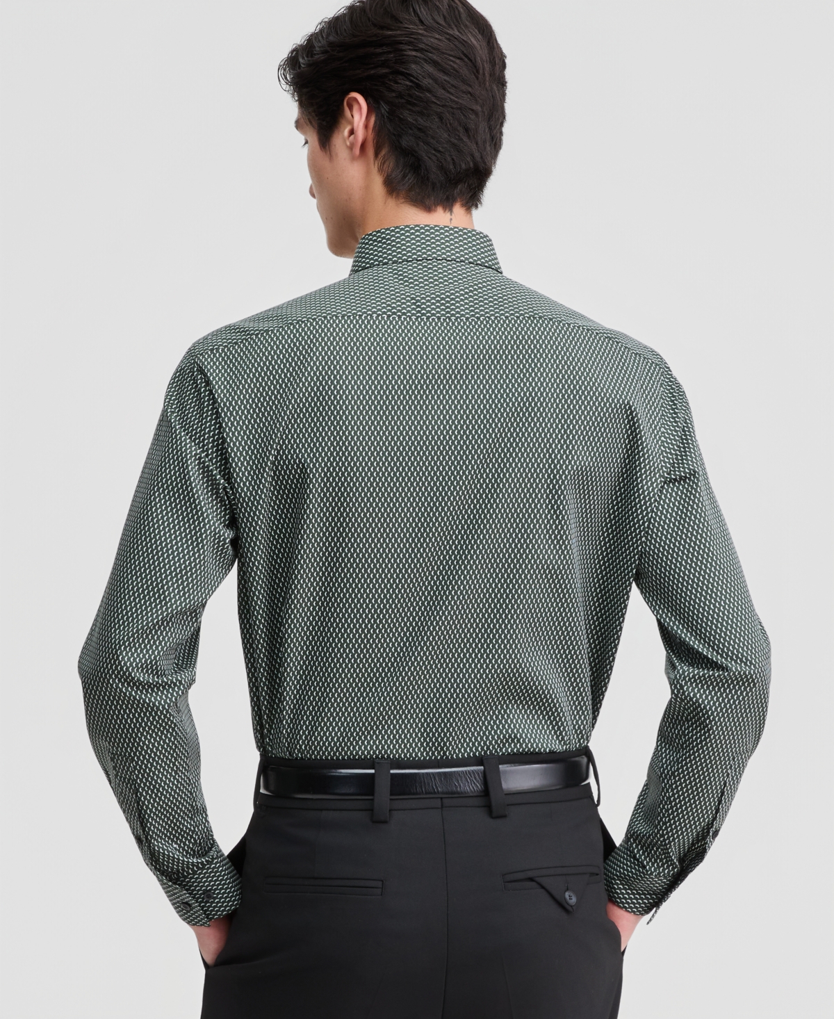 Hugo by Boss Men's Modern-Fit Solid Poplin Dress Shirt