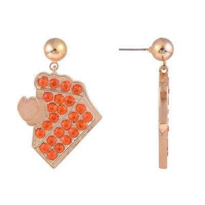 Stone Pumpkin Pie Earrings