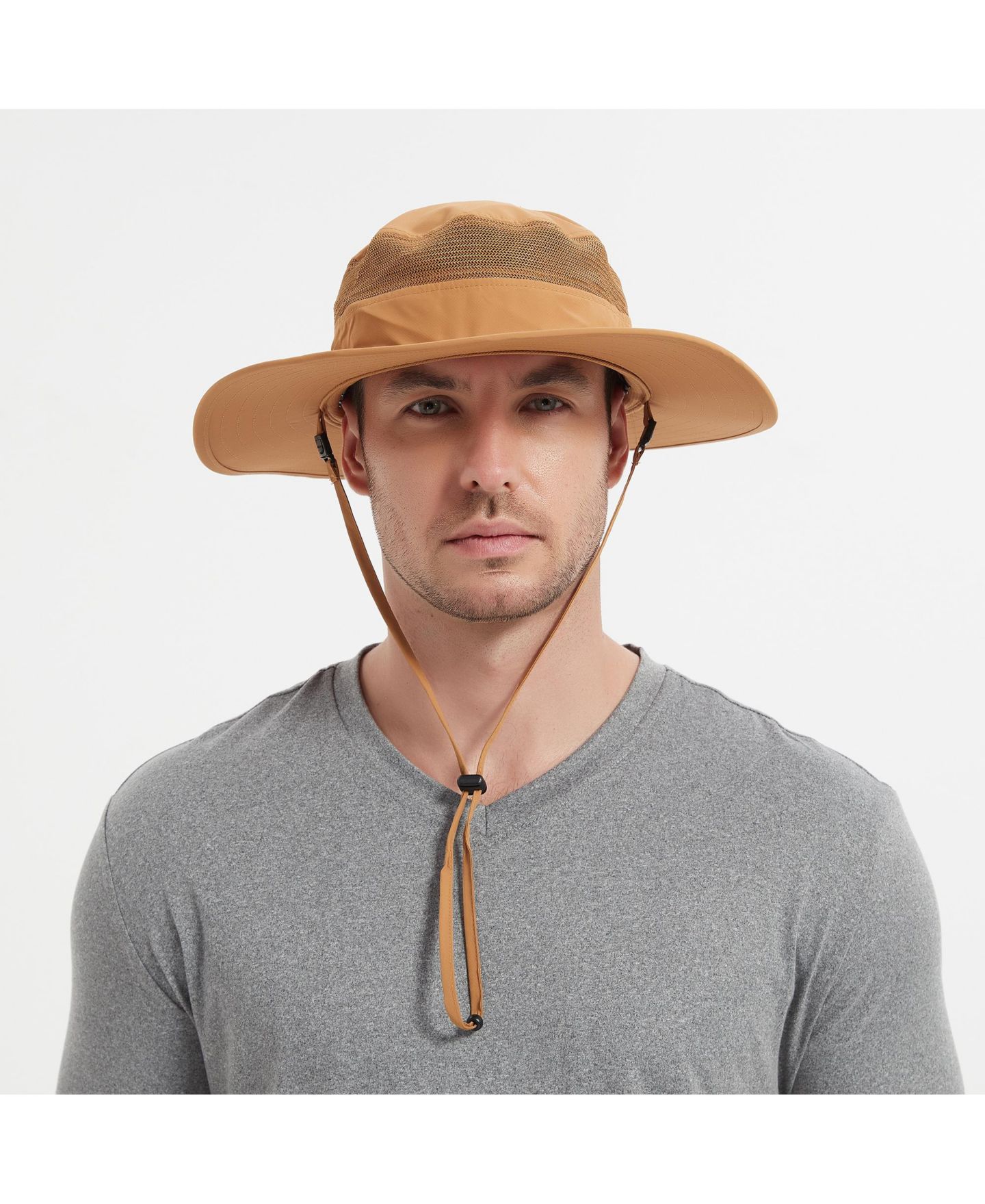 Мужской головной убор Kanut Sports Unisex Keya Packable Boonie Hat Classic Fit, цвет: Верблюжий — фото 1