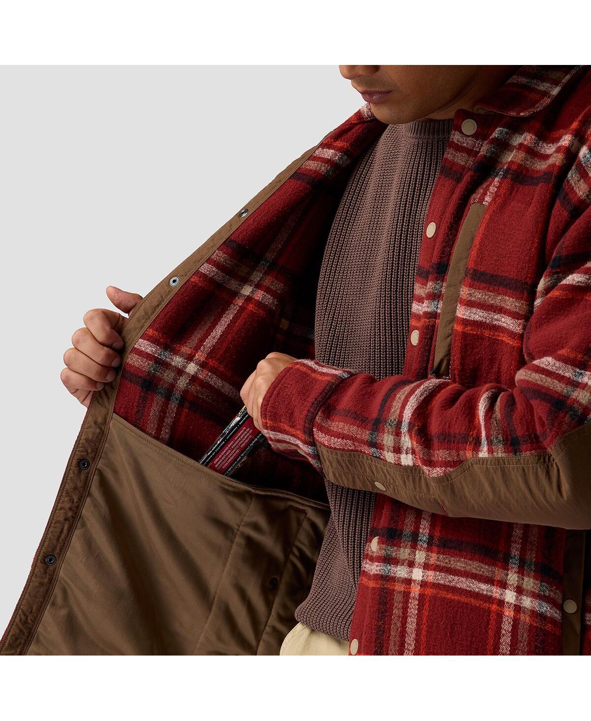 Backcountry Men's Venture Stretch Flannel Shacket Shirt Jackets