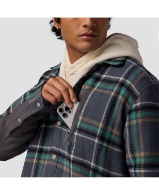 Men's Venture Stretch Flannel Shacket Shirt Jackets