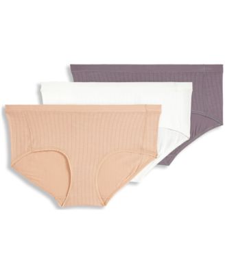 Women's Moderate Coverage 3-Pack Soft Touch Breathe Hipster Panty