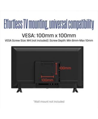 32" HD LED Non-Smart TV – Flat Screen with HDMI, USB, VGA & V-Chip Parental Controls, Works with Fire Stick, Roku, Apple TV