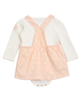 Baby Girls' Long-Sleeve Bodysuit and Skirtall, 2-Piece Set