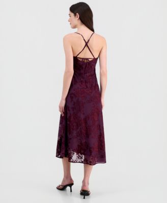 Gaia Cowl-Neck Slip Dress