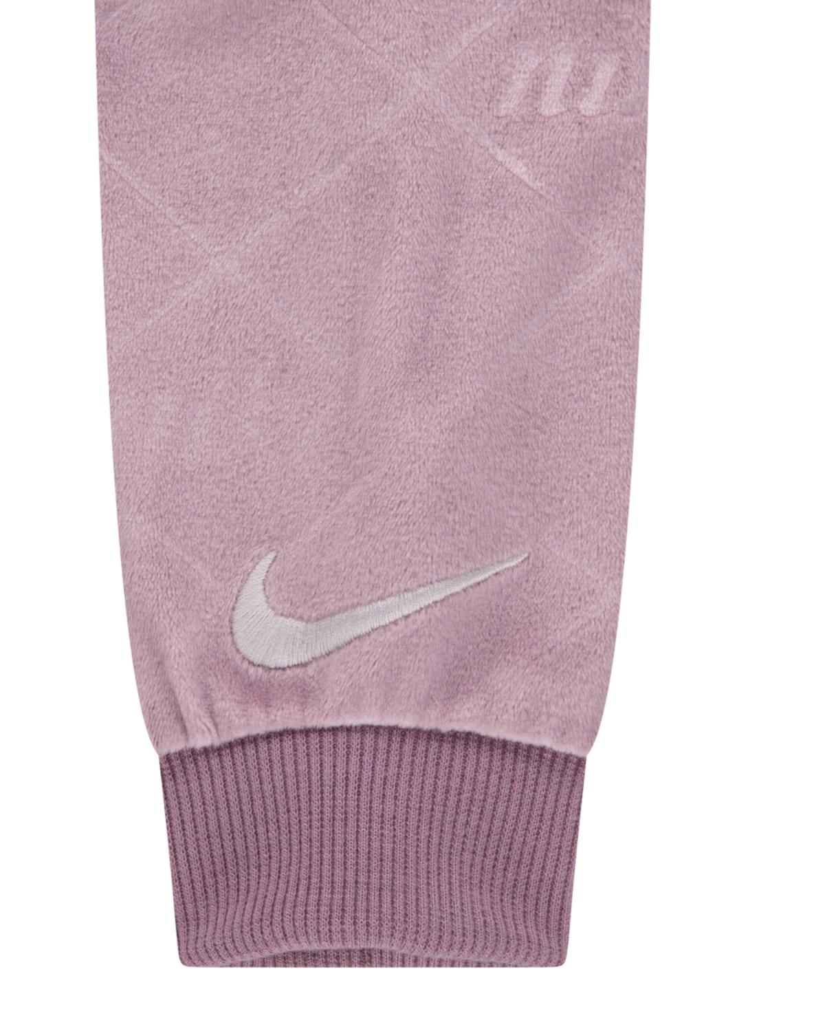 Nike Baby Girls Velour Monogram Coverall