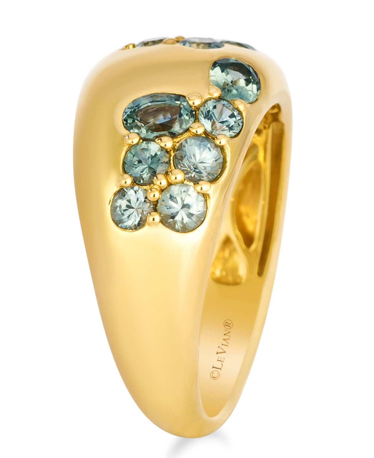 Le Vian Montana Sapphire (1.18 Ct. T.w.) And Nude Diamond (0.04 Ct. T.w.) Ring In 14k Honey Gold In Gold