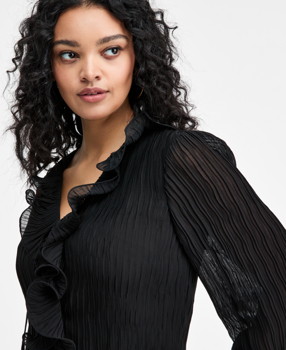 Guess Women's Long-Sleeve Faye Top