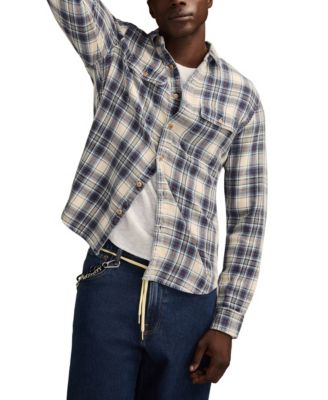 Men's Long-Sleeve Regular Fit Flannel Shirt