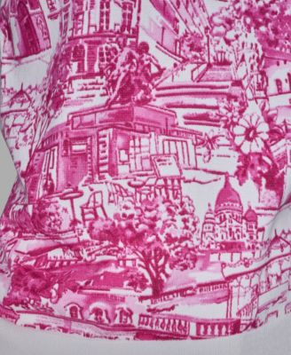 Women's Printed Short-Sleeve Top