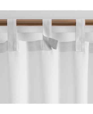 Matine Solid Tab Top Indoor/Outdoor Window Curtain