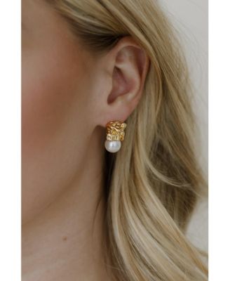 Gossamer Pearl Drop Earrings