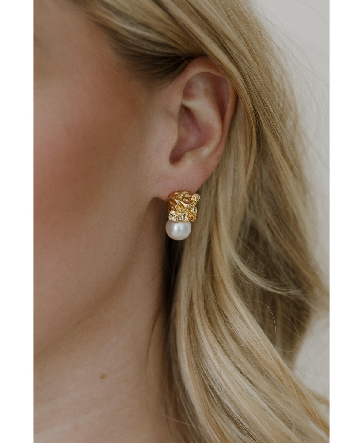 Untamed PetalsGossamer Pearl Drop Earrings