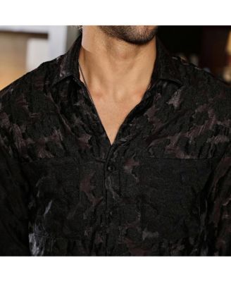 Men's Charcoal Grey Nimbus Dark-Tone Shirt