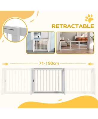 Freesding Pet Gate with Retractable Length, 28"-75",