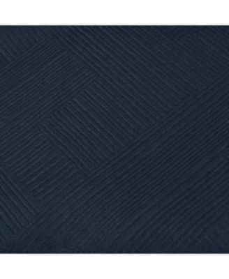 Abstract Light Filtering Energy Efficeint Grommet Curtain Panel for Windows 52" x 63" Navy